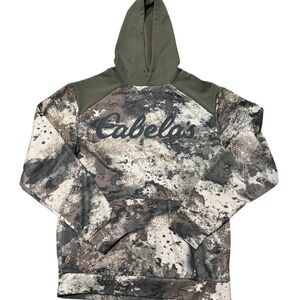 Cabelas Men’s True Timber Camo Performance Hoodie Sweatshirt Size Small